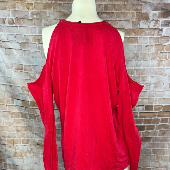 Affliction Women’s Graphic Long Sleeve Cut-Out T-Shirt -Various Sizes -NWT - Picture 6 of 9